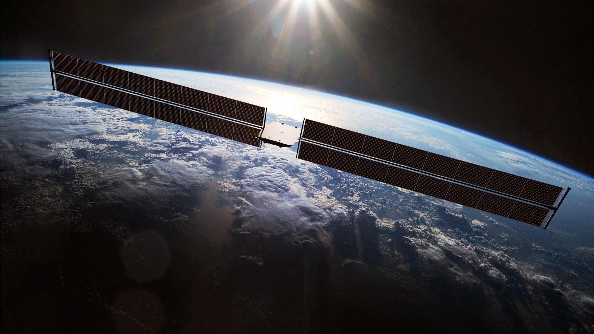 Illustration of Vast's 15 kW class satellite bus.